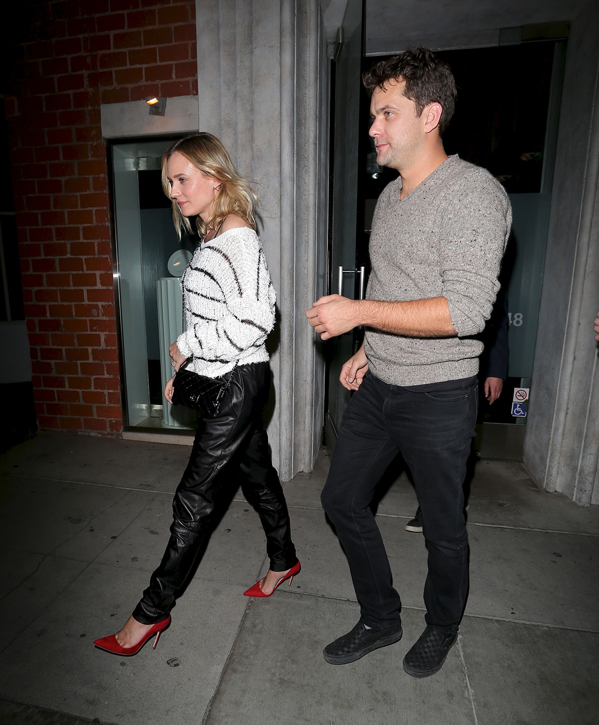 Diane Kruger dinner at Mr Chow restaurant