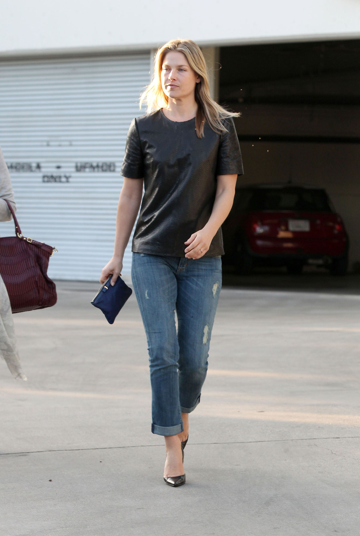 Ali Larter running some errands in Los Angeles