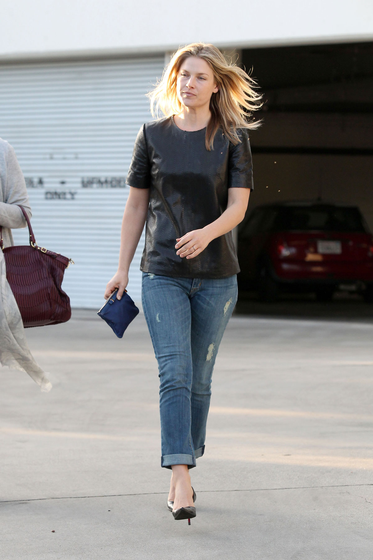 Ali Larter running some errands in Los Angeles