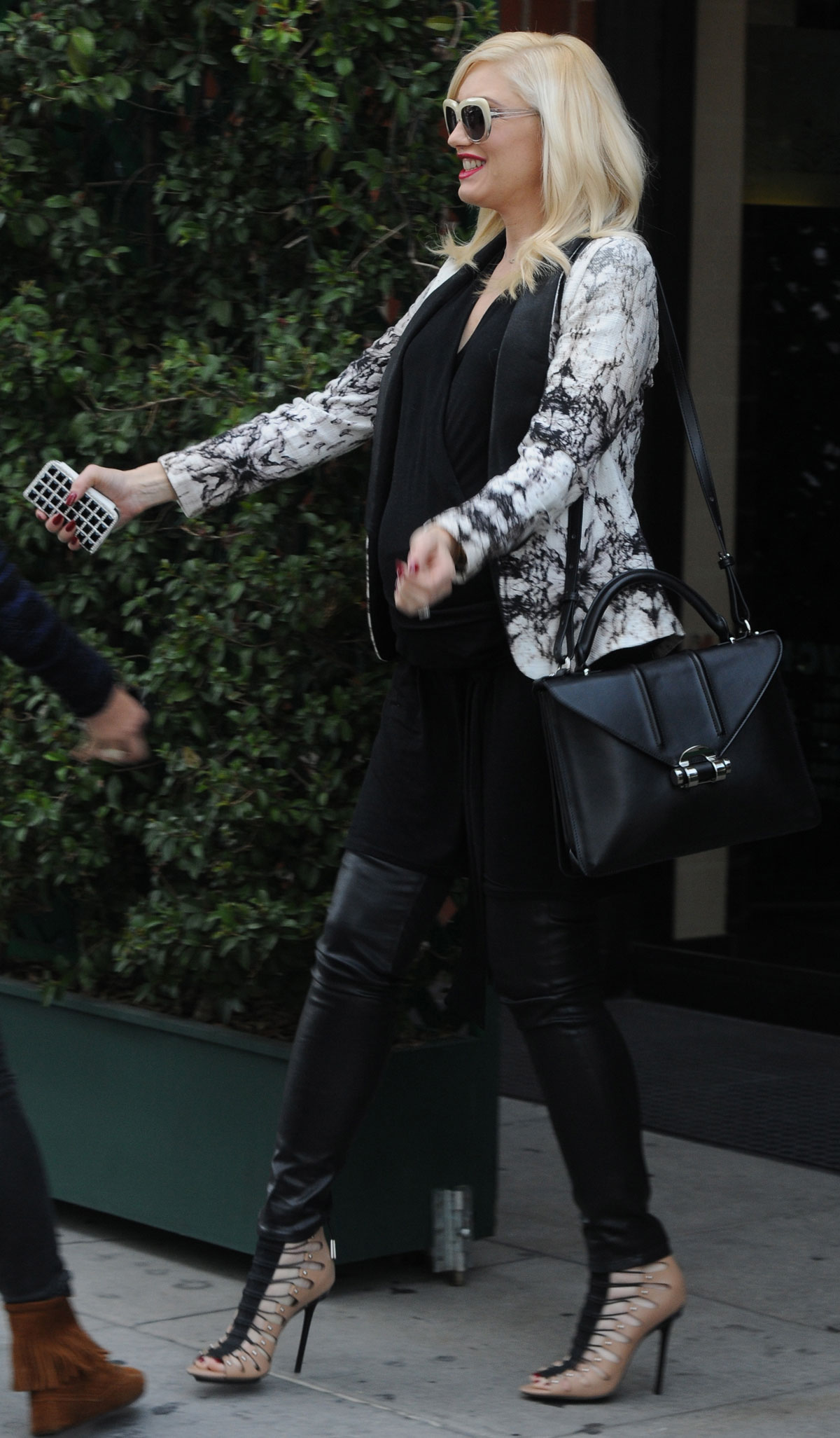 Gwen Stefani exits Mr Chow in Beverly Hills