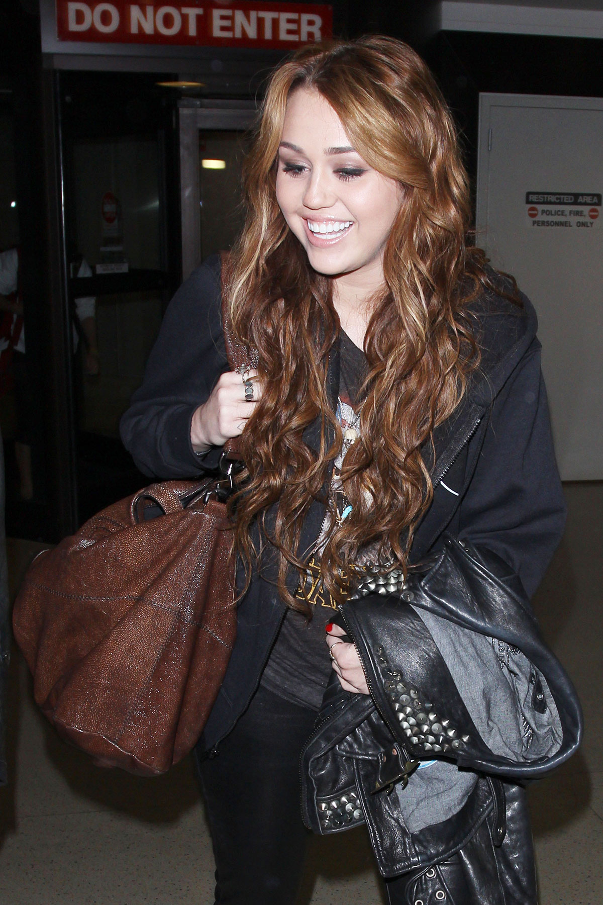 Miley Cyrus at LAX