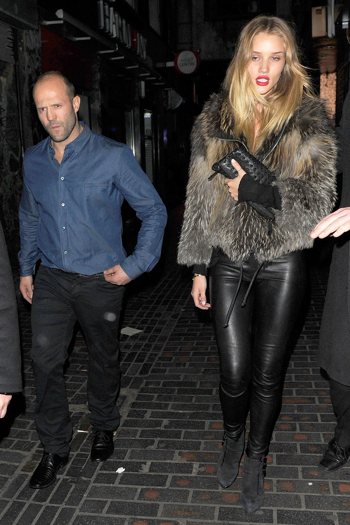 Rosie Huntington-Whiteley leaving the Box Club