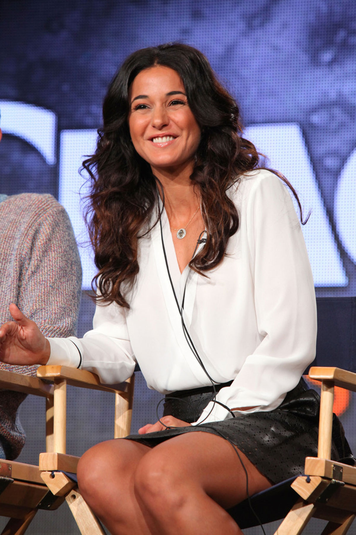 Emmanuelle Chriqui attends Crackle TCA Presentation