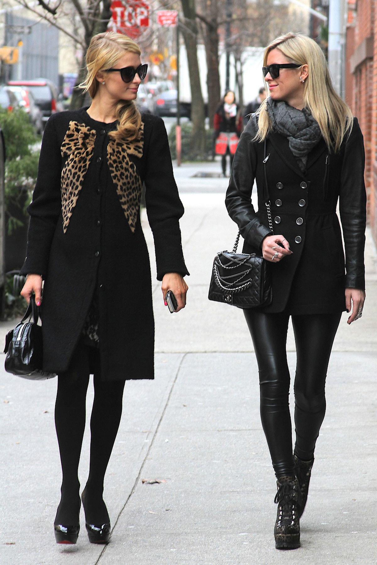 Paris and Nicky Hilton Shopping around the Meat Packing District (part1)