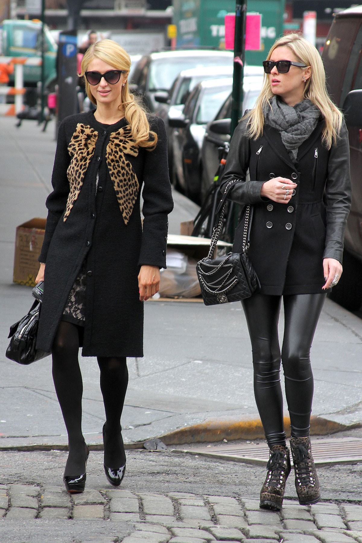 Paris and Nicky Hilton Shopping around the Meat Packing District (part1)