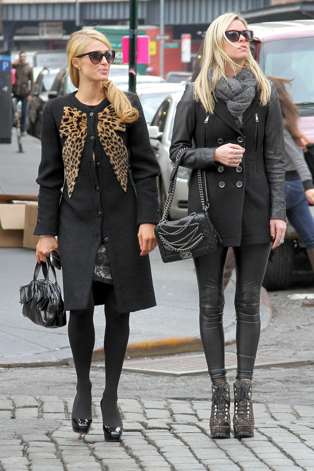 Paris and Nicky Hilton Shopping around the Meat Packing District (part1)