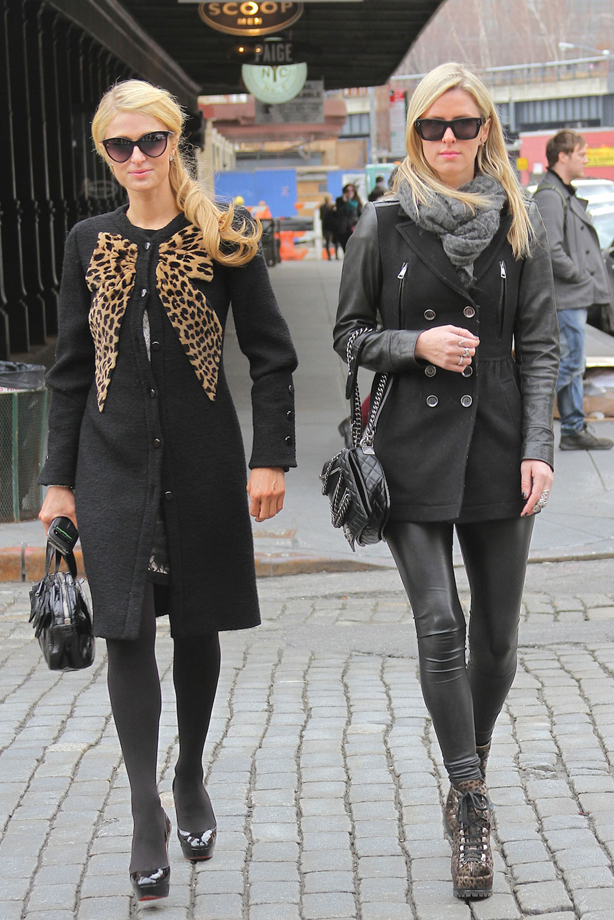 Paris and Nicky Hilton Shopping around the Meat Packing District (part1)