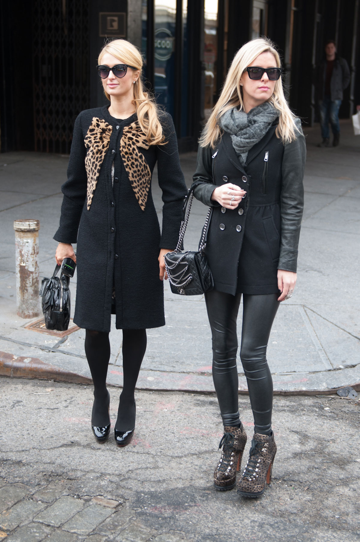 Paris and Nicky Hilton Shopping around the Meat Packing District (part1)