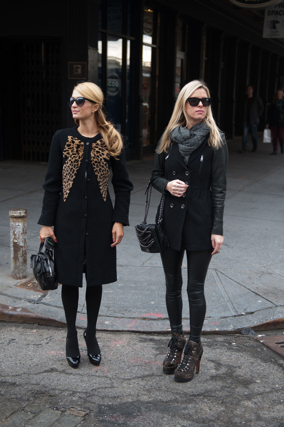 Paris and Nicky Hilton Shopping around the Meat Packing District (part1)