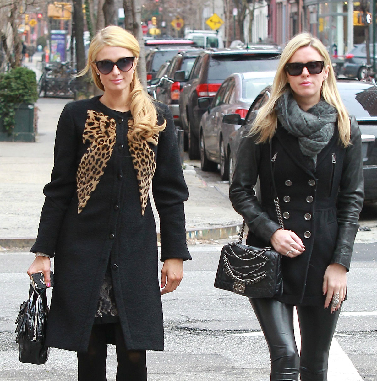 Paris and Nicky Hilton Shopping around the Meat Packing District (part1)