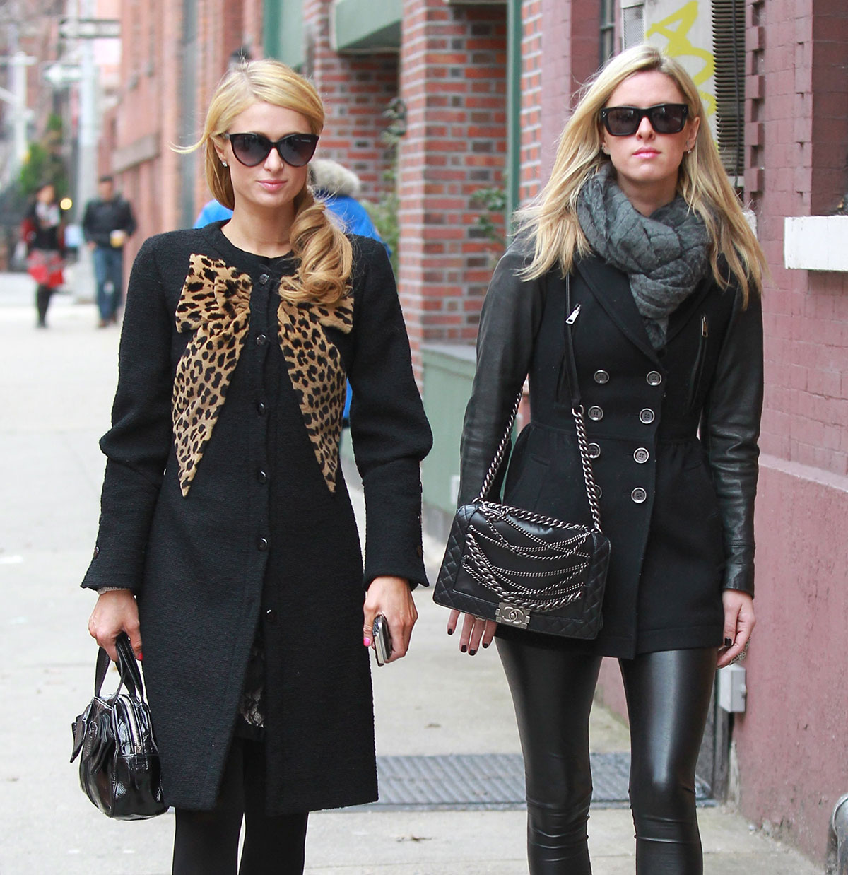 Paris and Nicky Hilton Shopping around the Meat Packing District (part1)