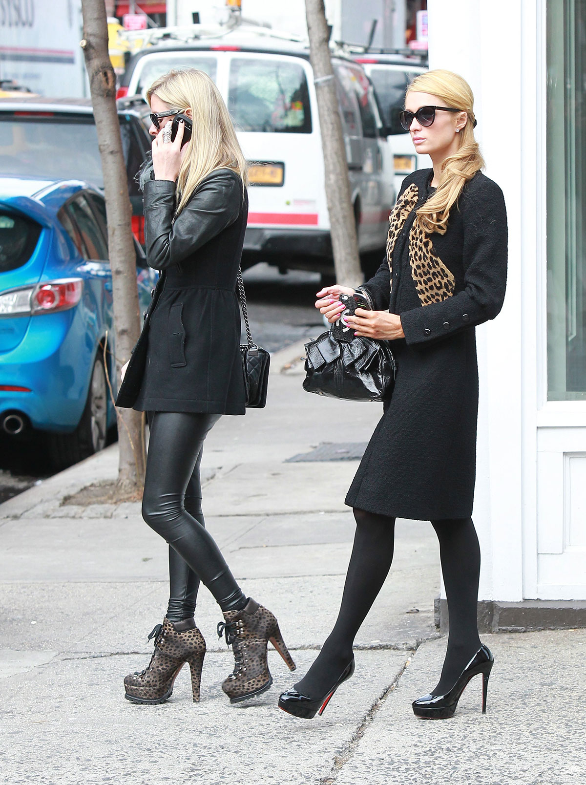 Paris and Nicky Hilton Shopping around the Meat Packing District (part1)