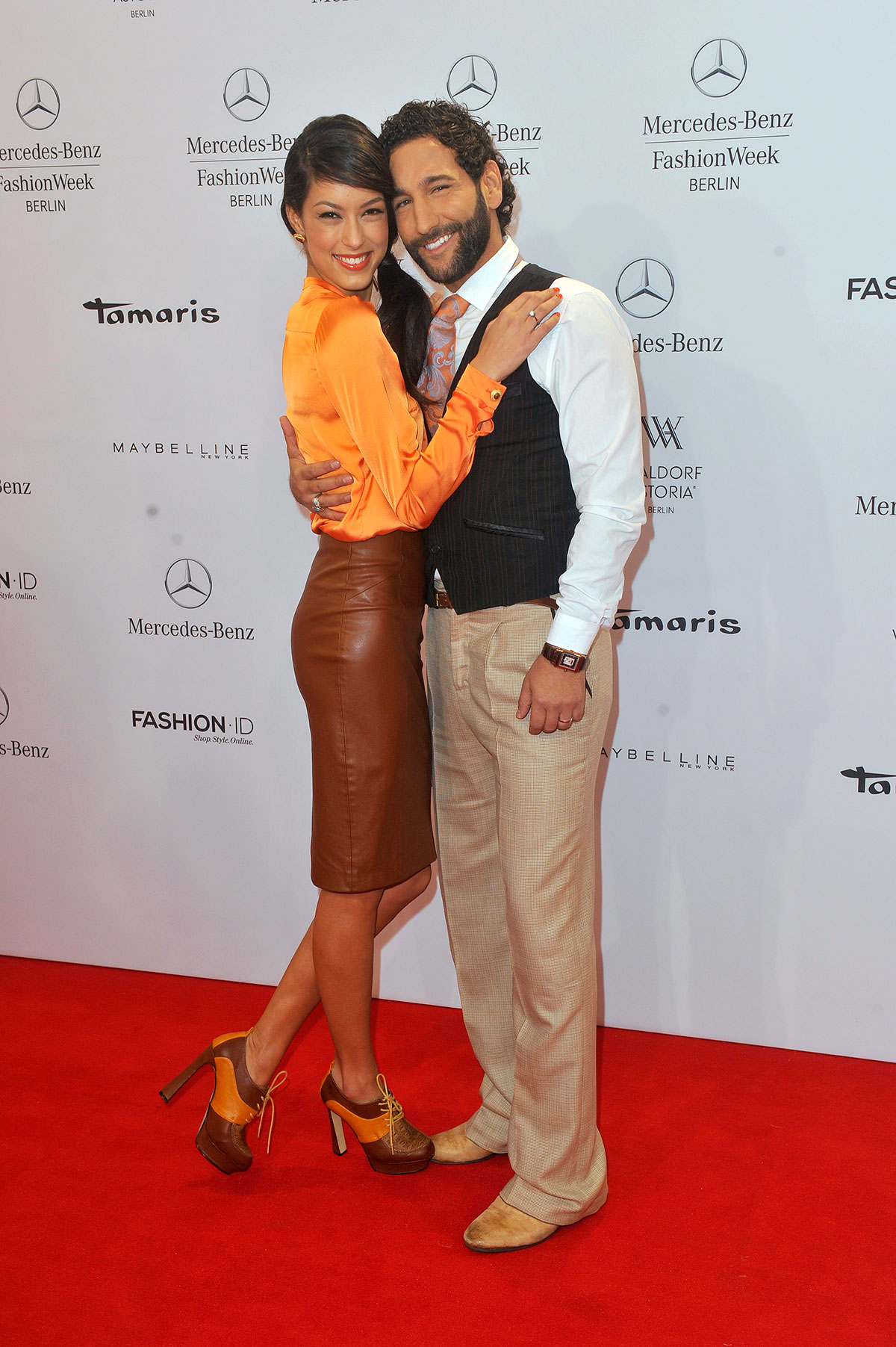 Rebecca Mir attends Lena Hoschek Fashion Show