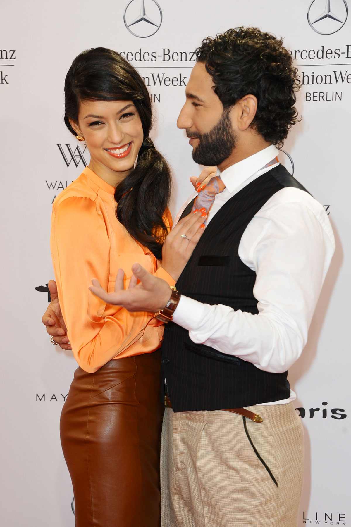 Rebecca Mir attends Lena Hoschek Fashion Show