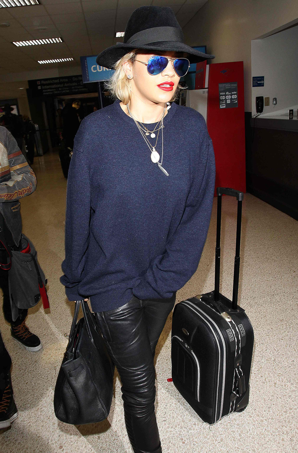 Rita Ora At LAX Airport in Los Angeles