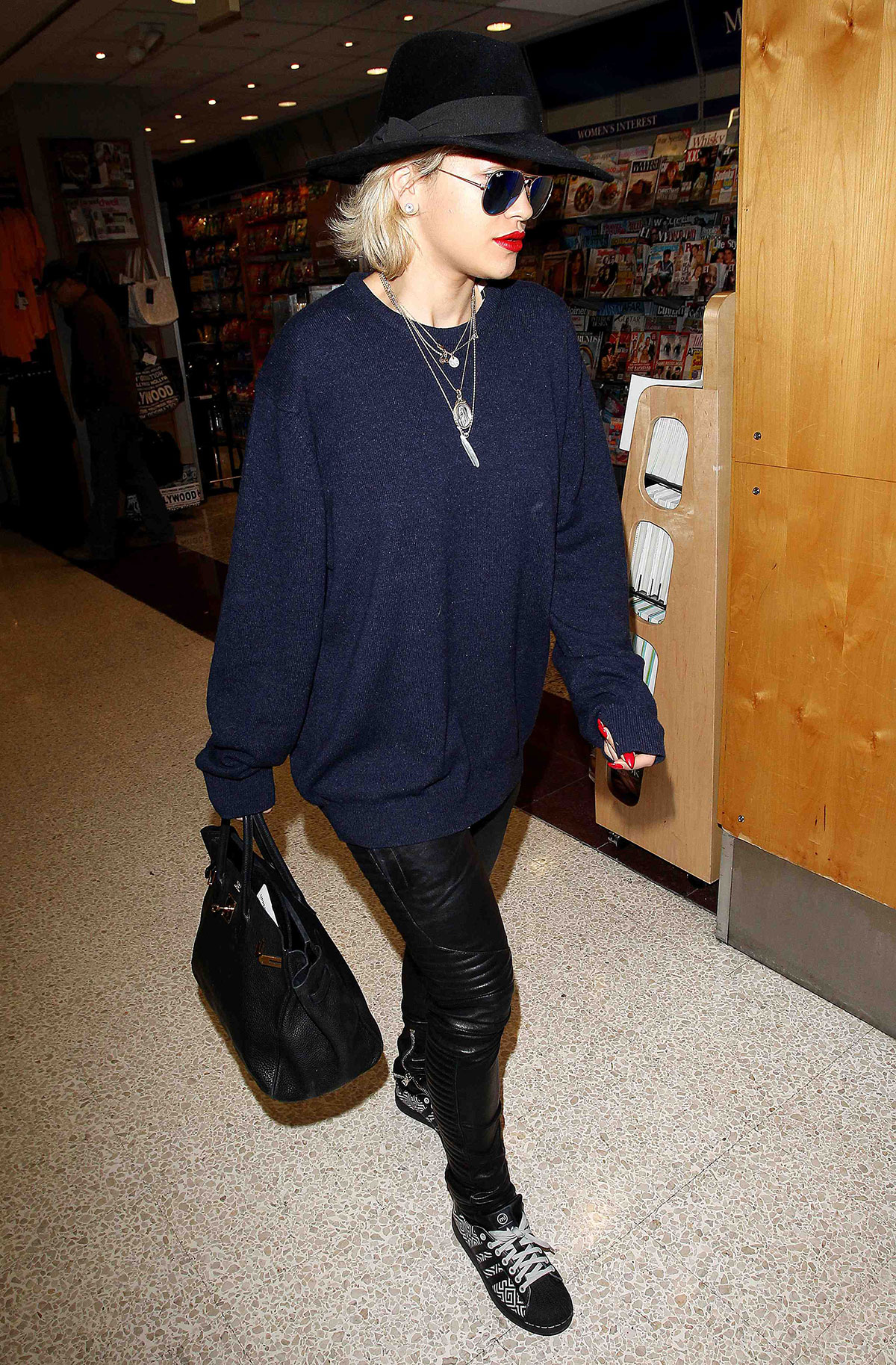 Rita Ora At LAX Airport in Los Angeles