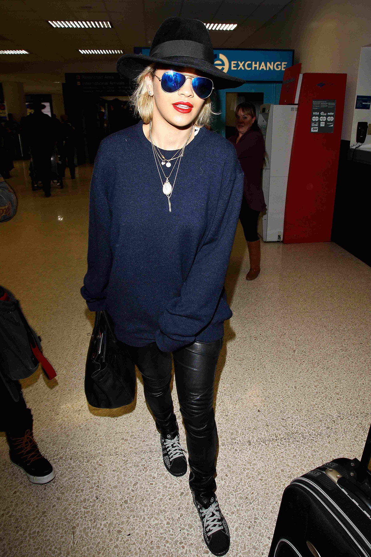 Rita Ora At LAX Airport in Los Angeles