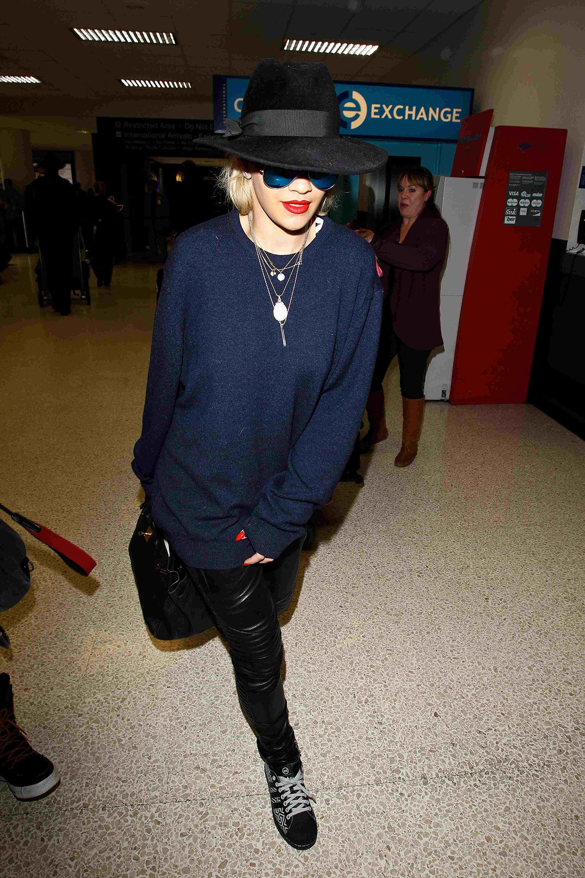 Rita Ora At LAX Airport in Los Angeles