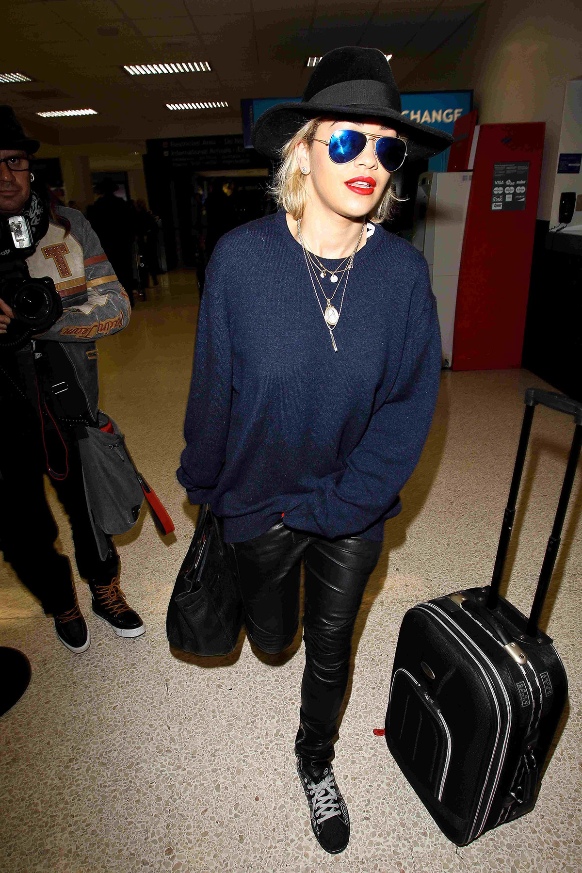 Rita Ora At LAX Airport in Los Angeles