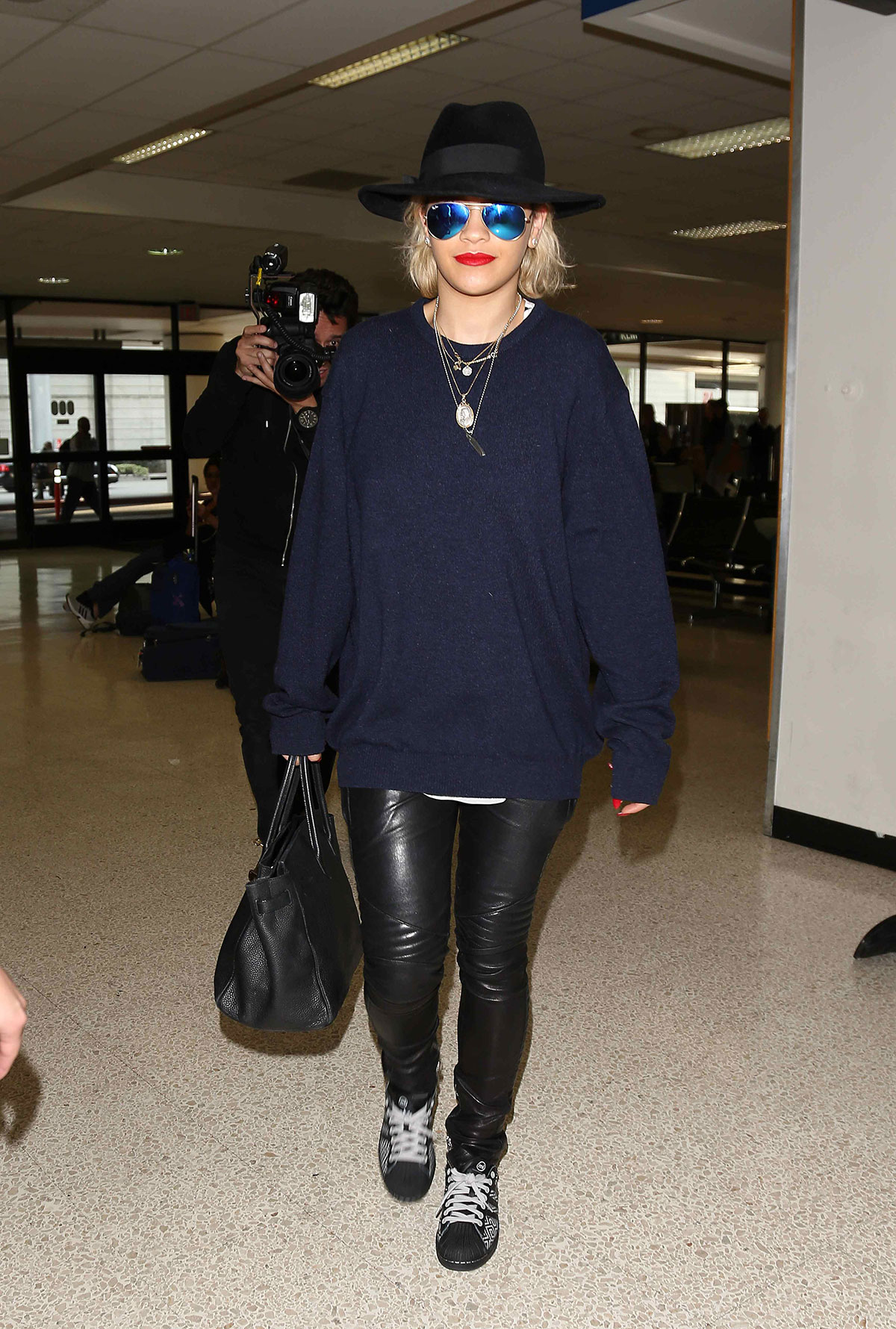 Rita Ora At LAX Airport in Los Angeles