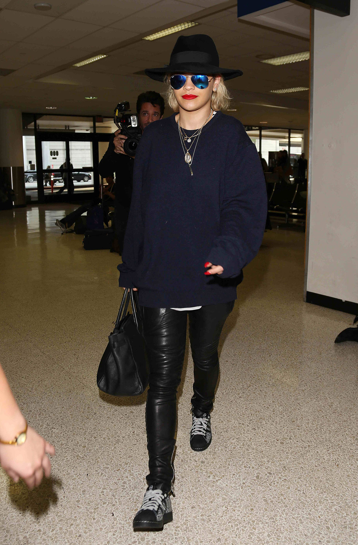 Rita Ora At LAX Airport in Los Angeles