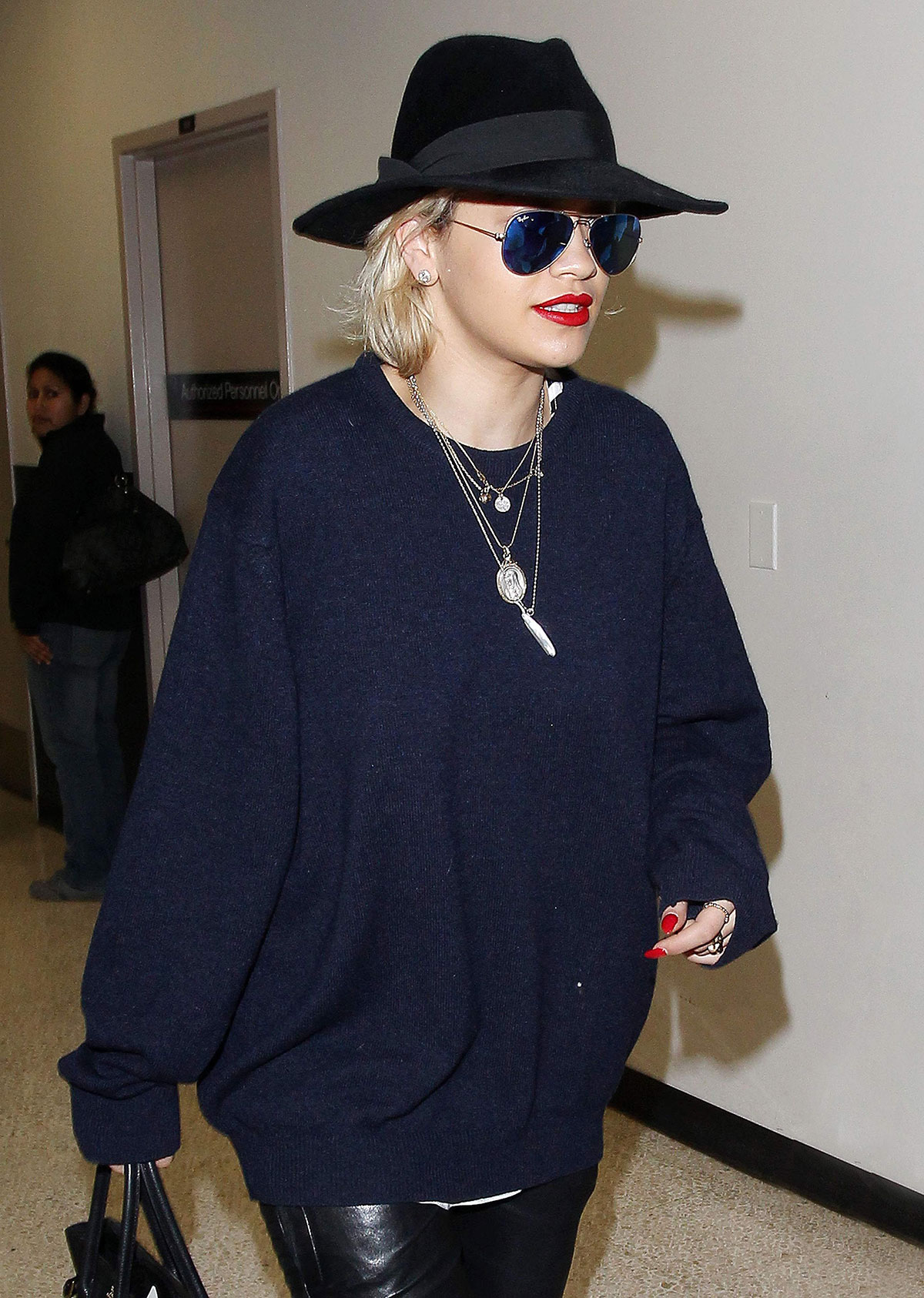 Rita Ora At LAX Airport in Los Angeles