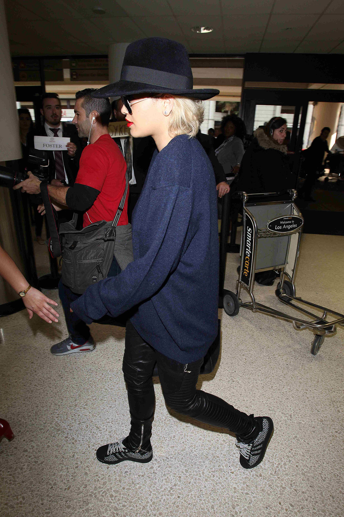 Rita Ora At LAX Airport in Los Angeles