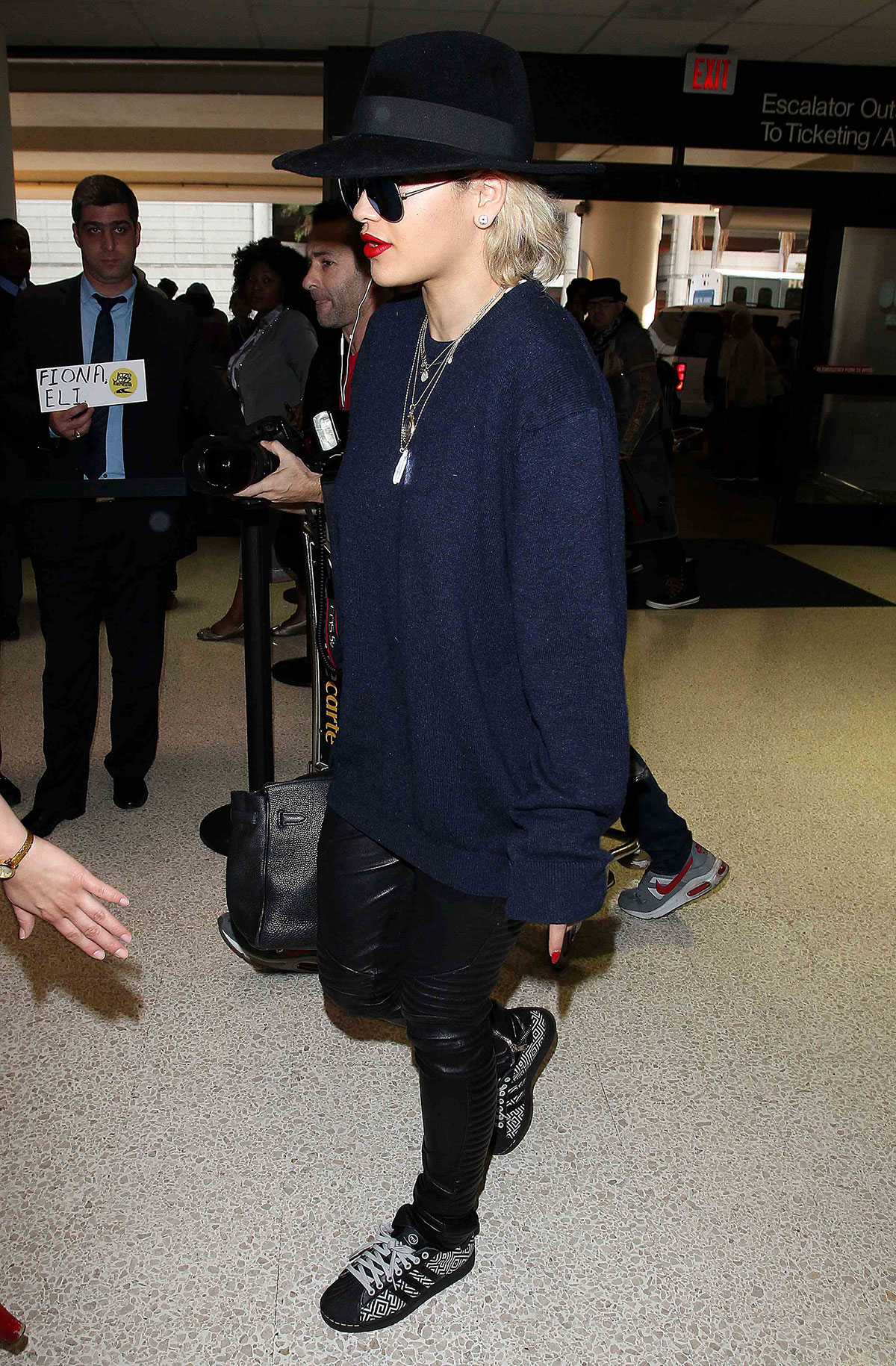 Rita Ora At LAX Airport in Los Angeles