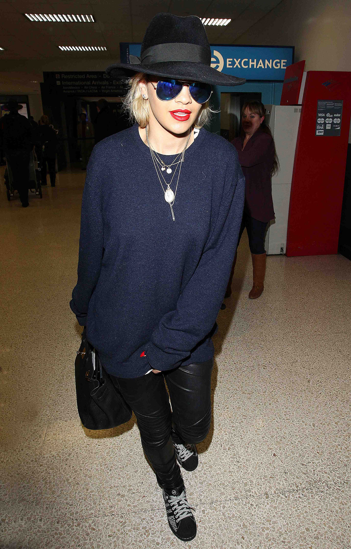 Rita Ora At LAX Airport in Los Angeles