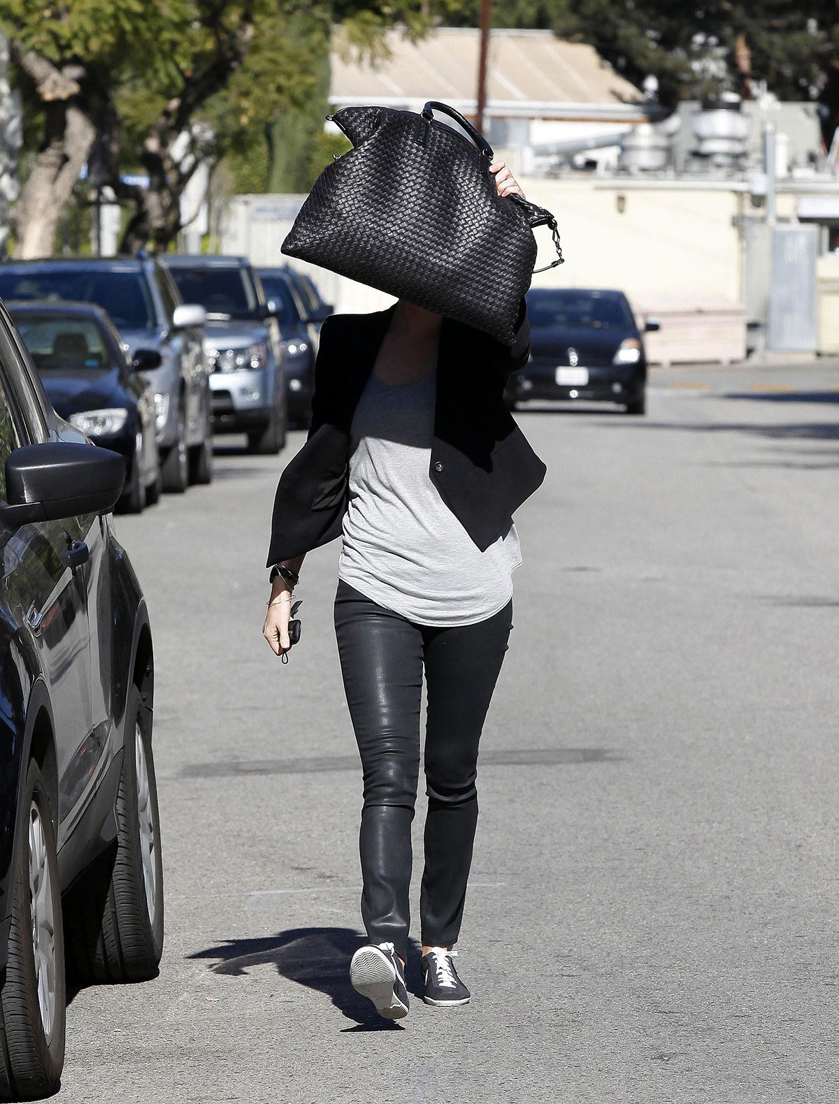 Charlize Theron runs errands in West Hollywood