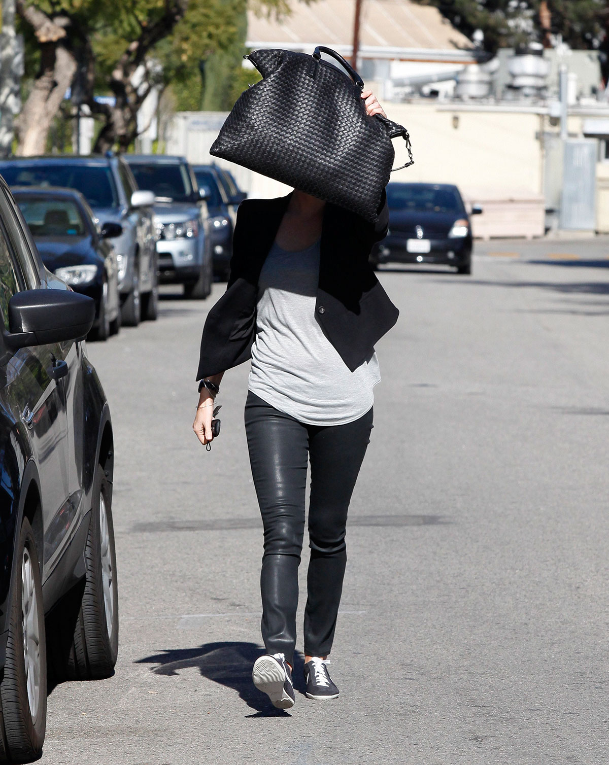 Charlize Theron runs errands in West Hollywood