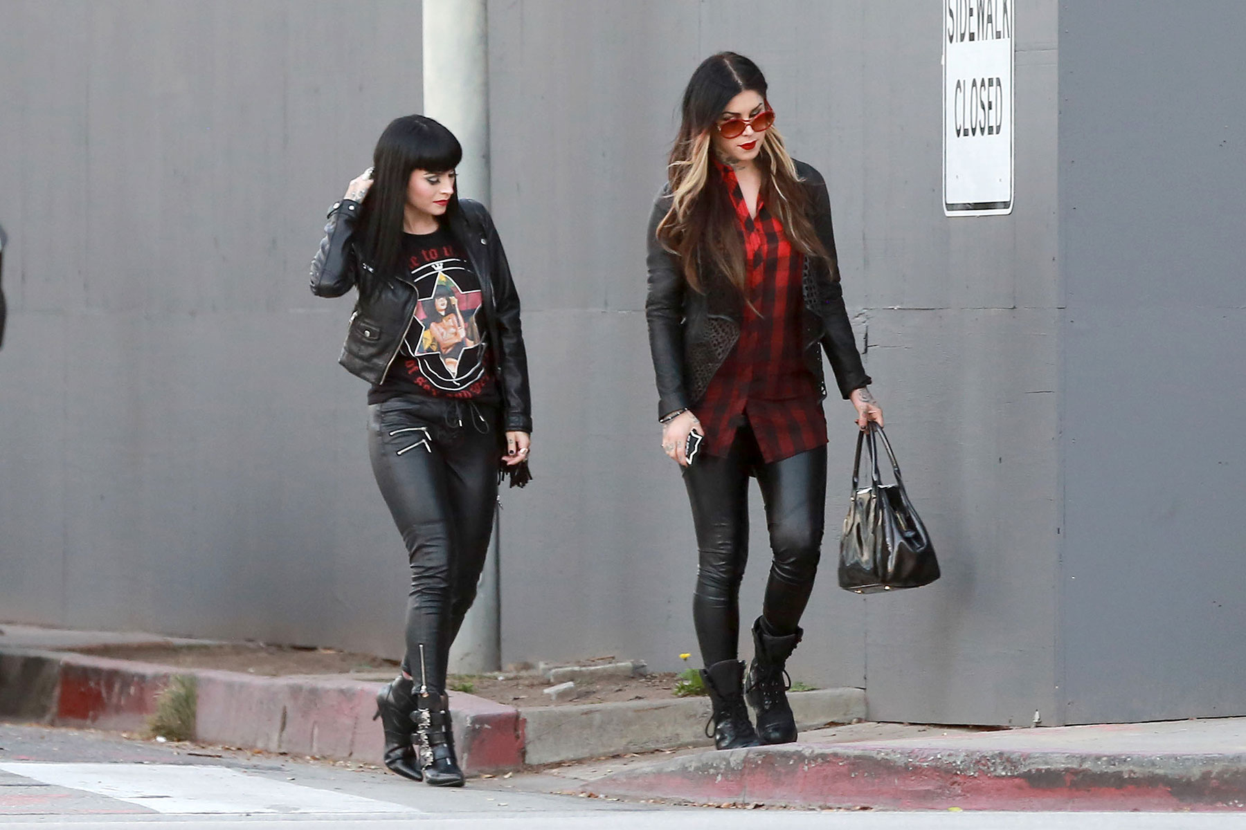 Kat Von D at Urth Caffe on Melrose