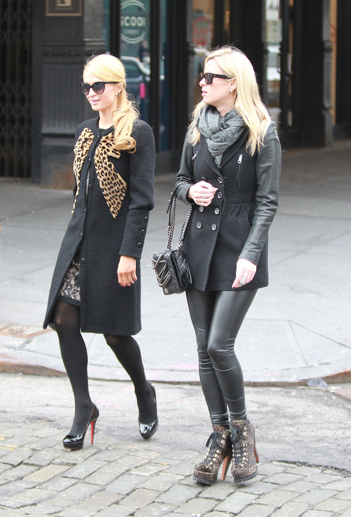 Paris and Nicky Hilton Shopping around the Meat Packing District (part2)