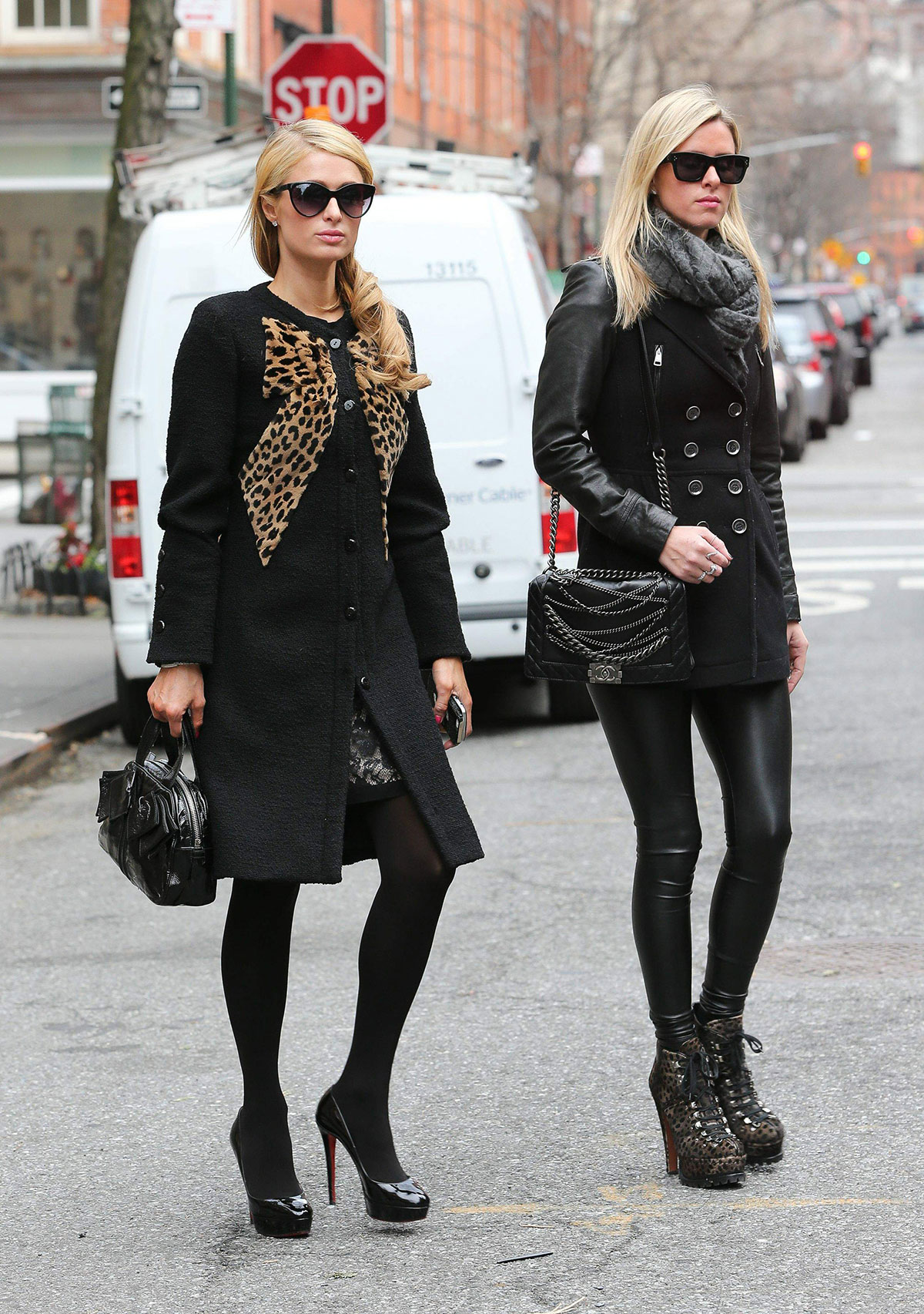 Paris and Nicky Hilton Shopping around the Meat Packing District (part2)