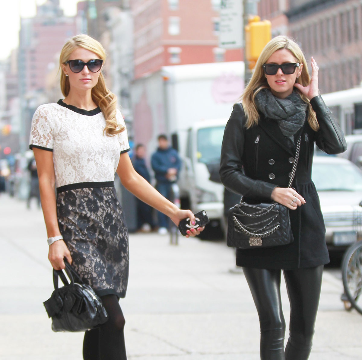 Paris and Nicky Hilton Shopping around the Meat Packing District (part2)