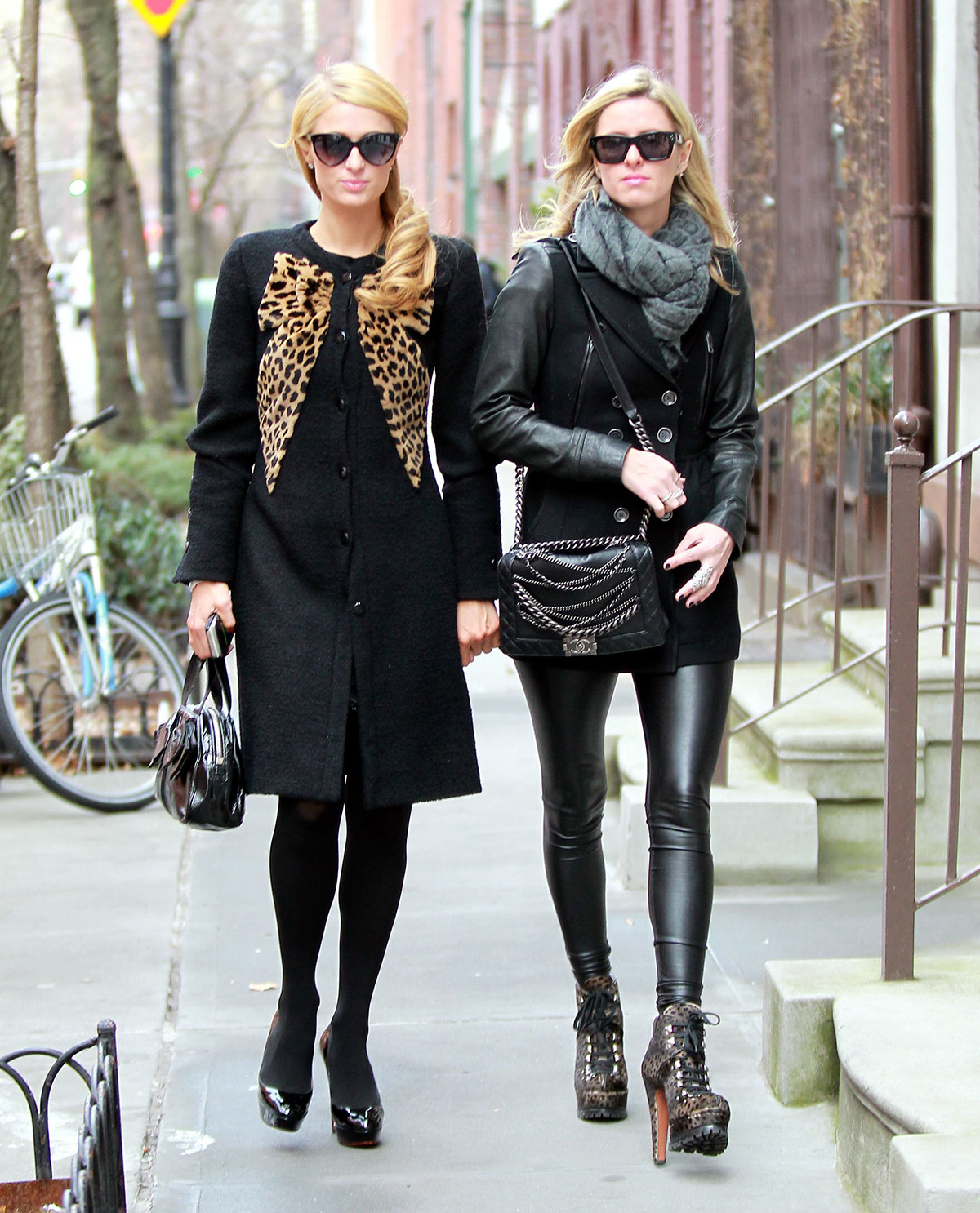 Paris and Nicky Hilton Shopping around the Meat Packing District (part2)