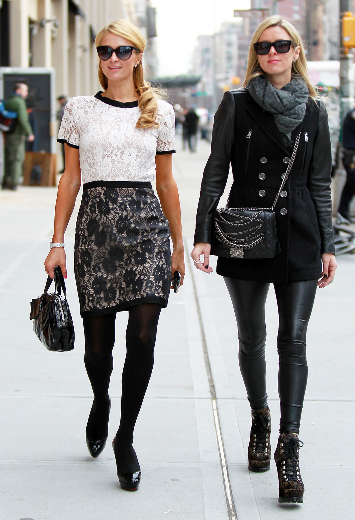 Paris and Nicky Hilton Shopping around the Meat Packing District (part2)