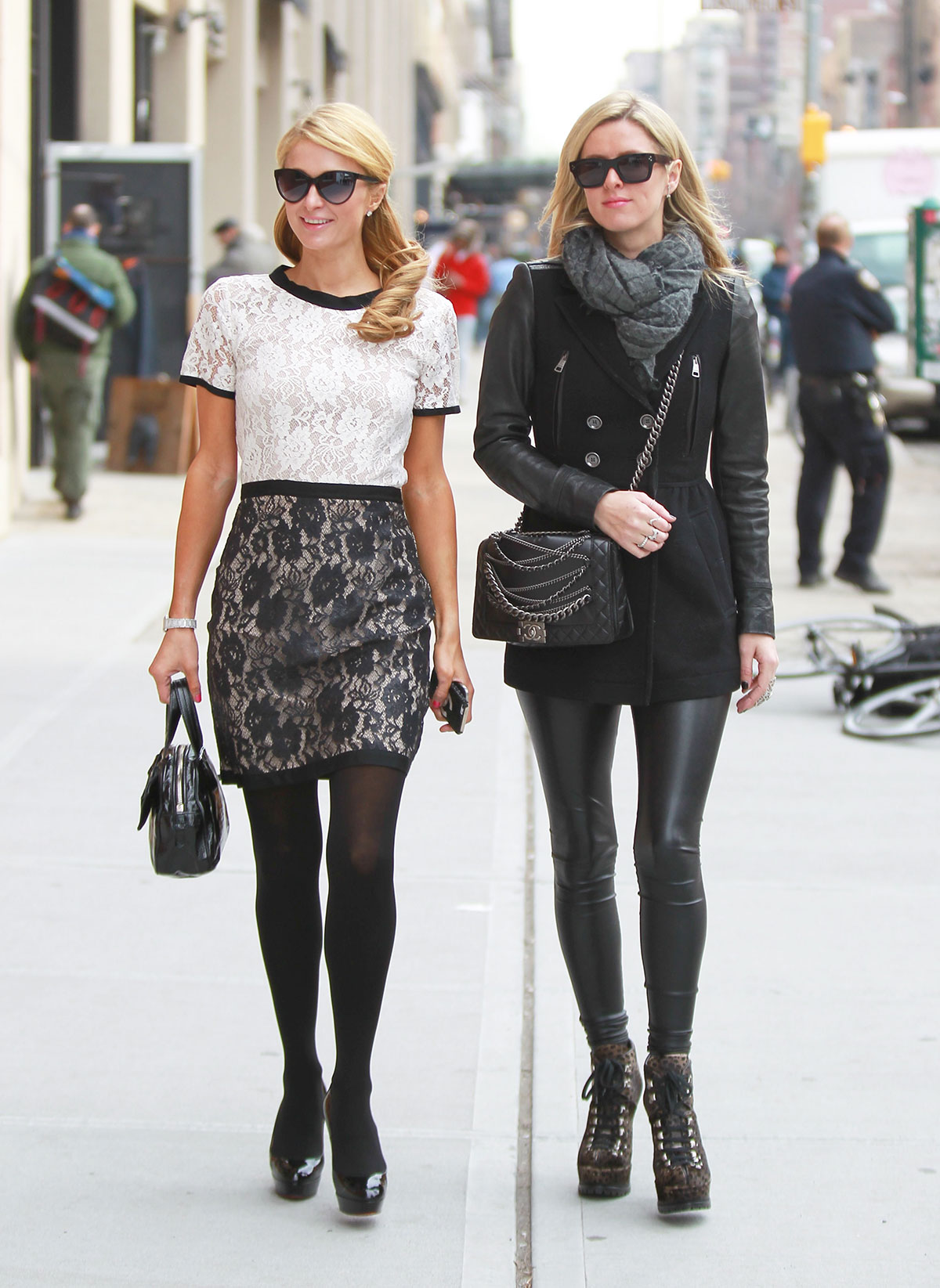 Paris and Nicky Hilton Shopping around the Meat Packing District (part2)