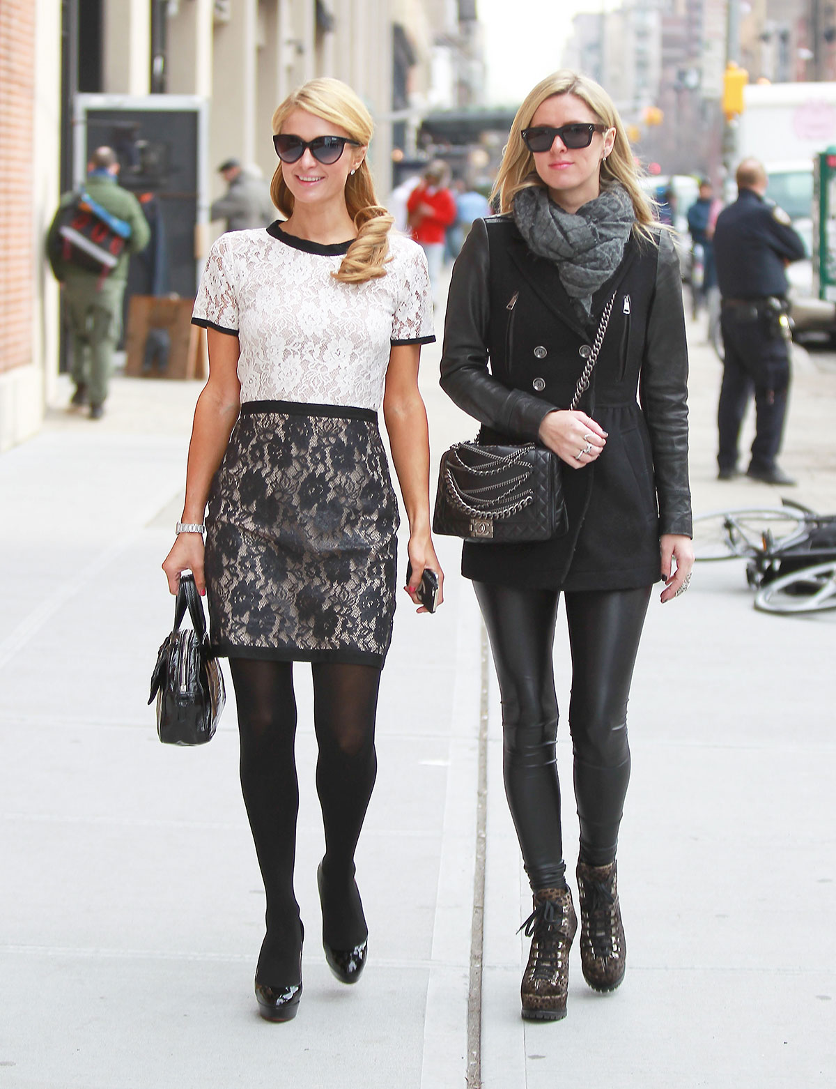 Paris and Nicky Hilton Shopping around the Meat Packing District (part2)