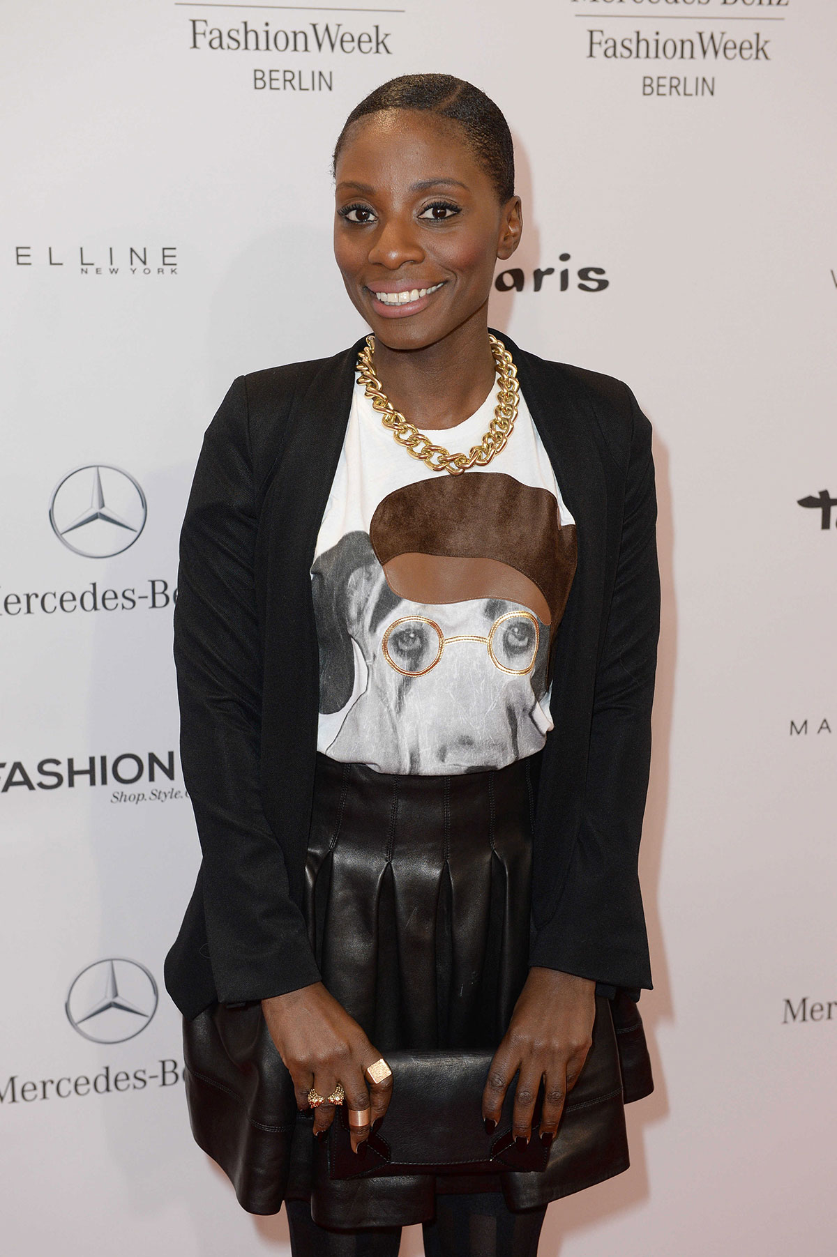 Celebs at Mercedes-Benz Fashion Week 2014 Berlin