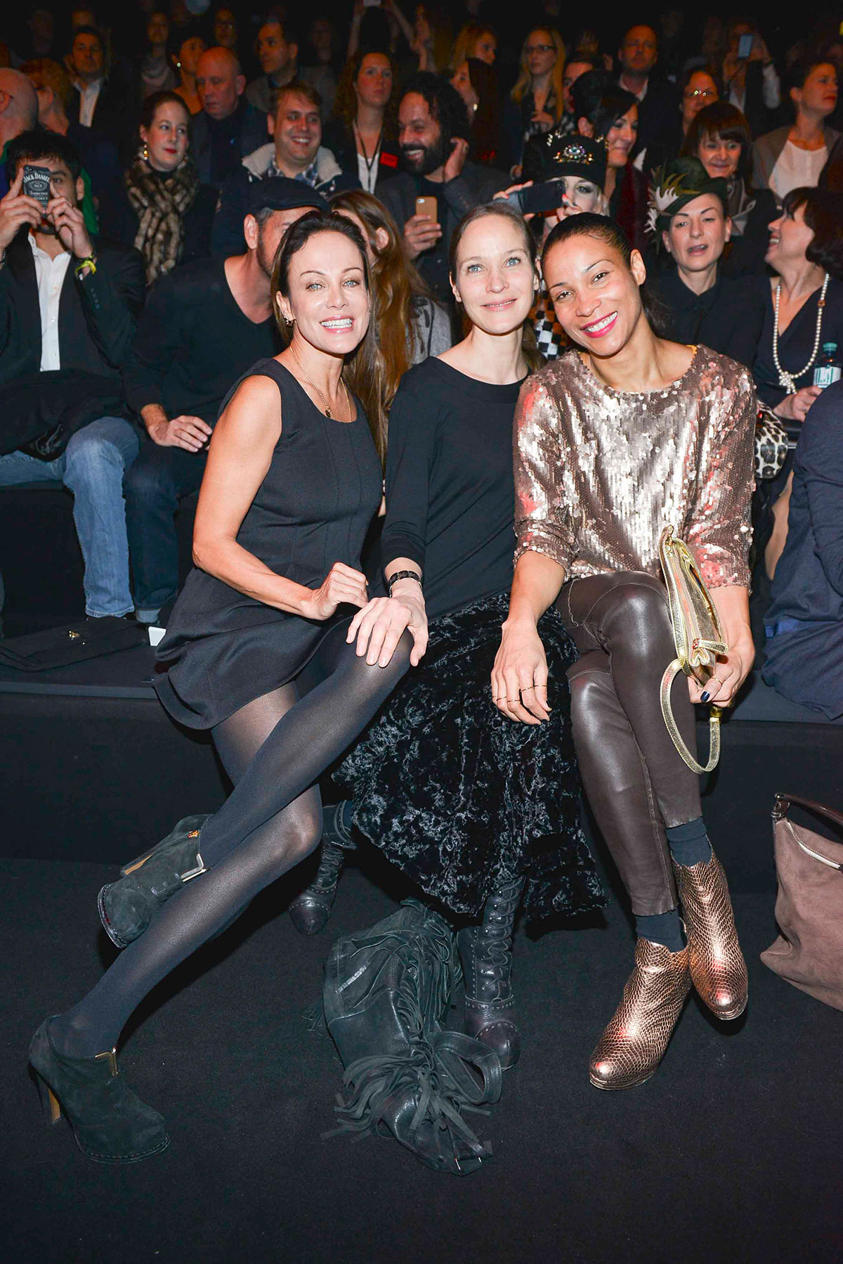Celebs at Mercedes-Benz Fashion Week 2014 Berlin