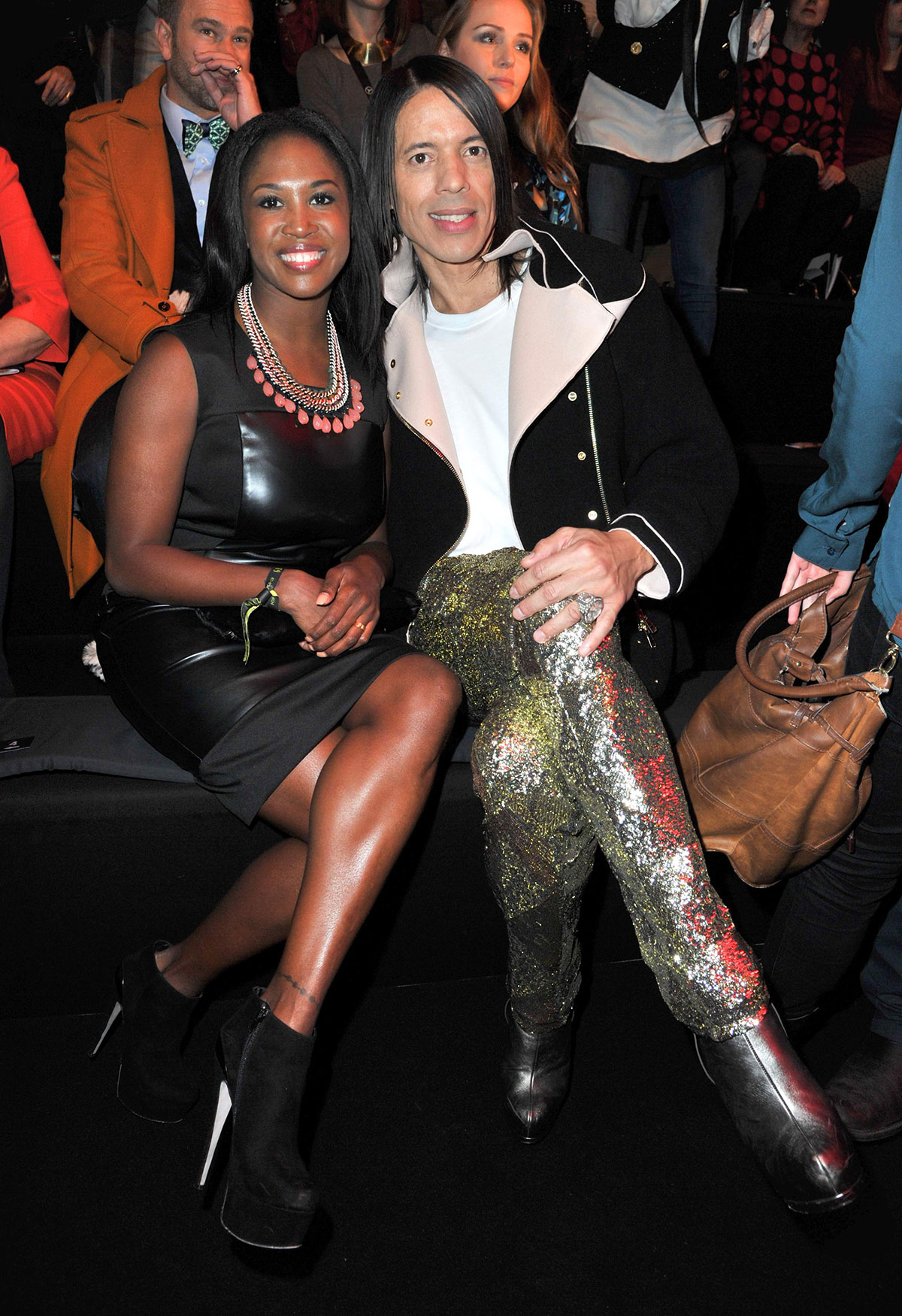 Motsi Mabuse attends Mercedes-Benz Fashion Week