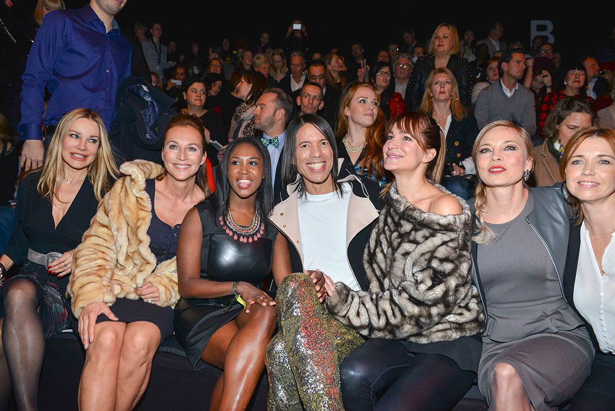 Alexandra Kamps attends Mercedes-Benz Fashion Week