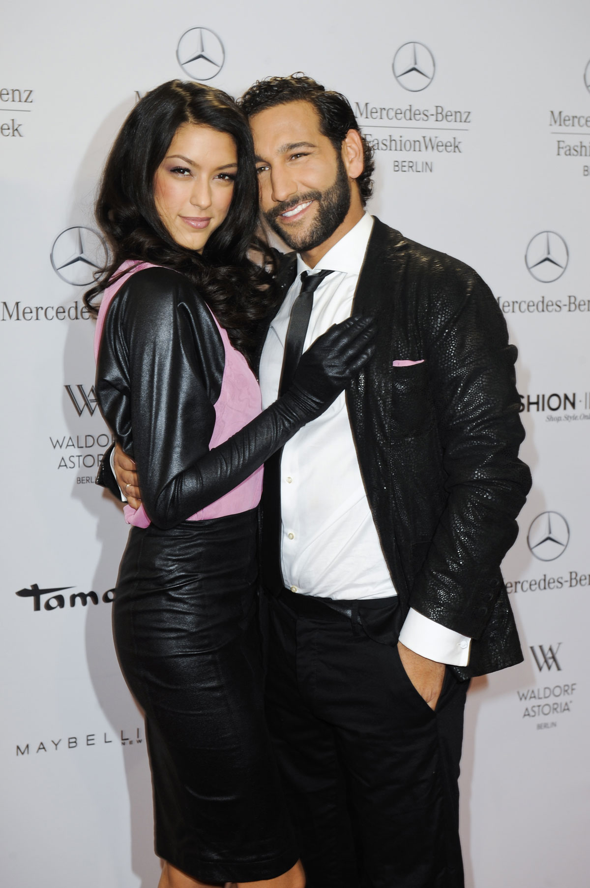 Rebecca Mir attends Mercedes-Benz Fashion Week