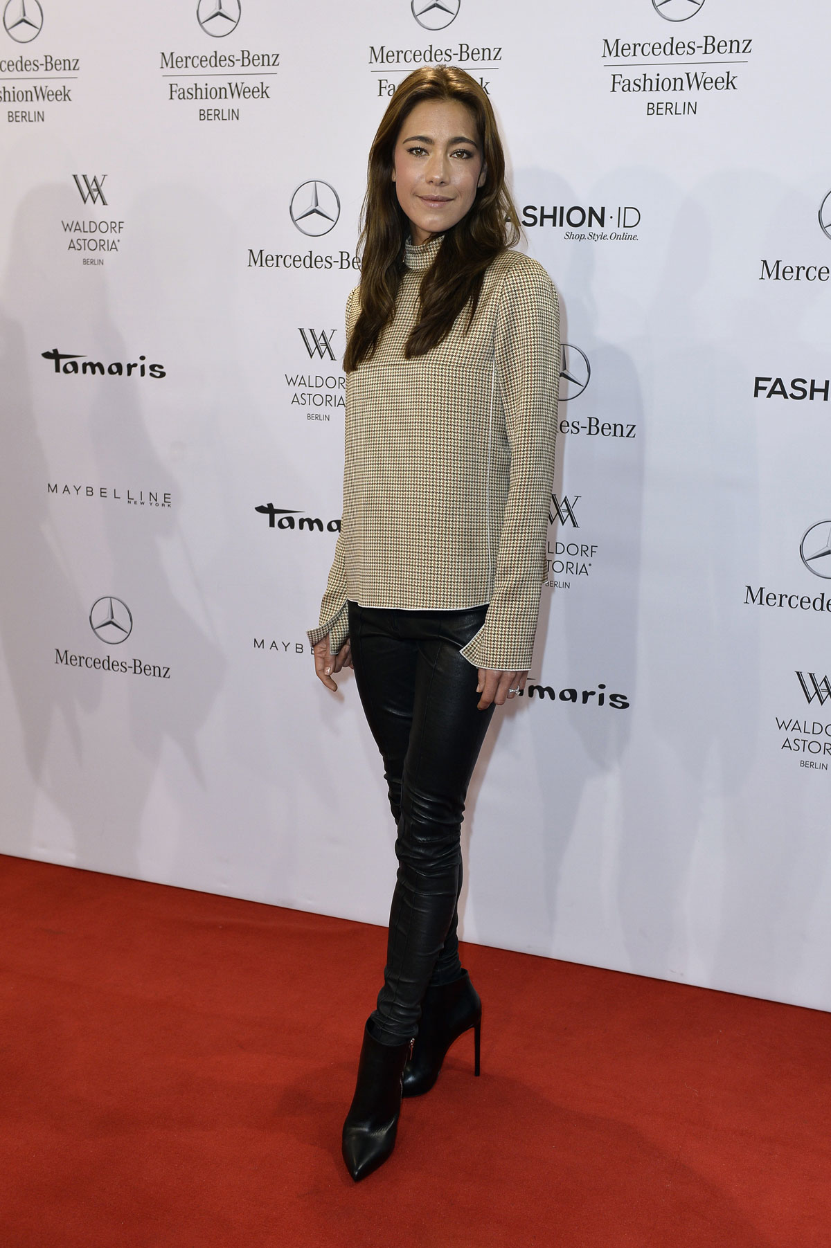 Angela Gessmann attends Mercedes-Benz Fashion Week #2