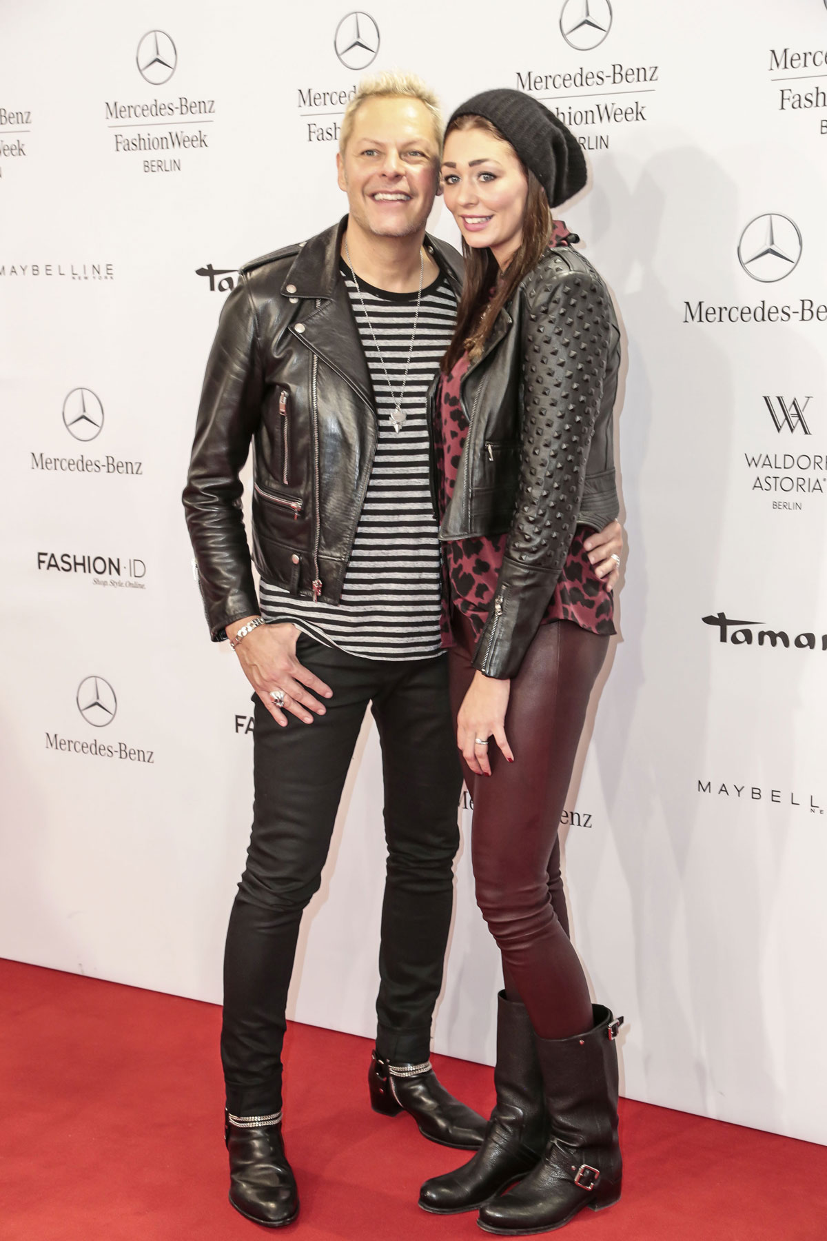 Fee Fahrenkrog Petersen attends Mercedes-Benz Fashion Week