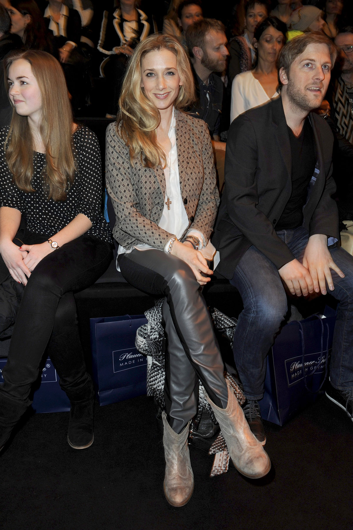 Kristin Meyer attends Mercedes-Benz Fashion Week