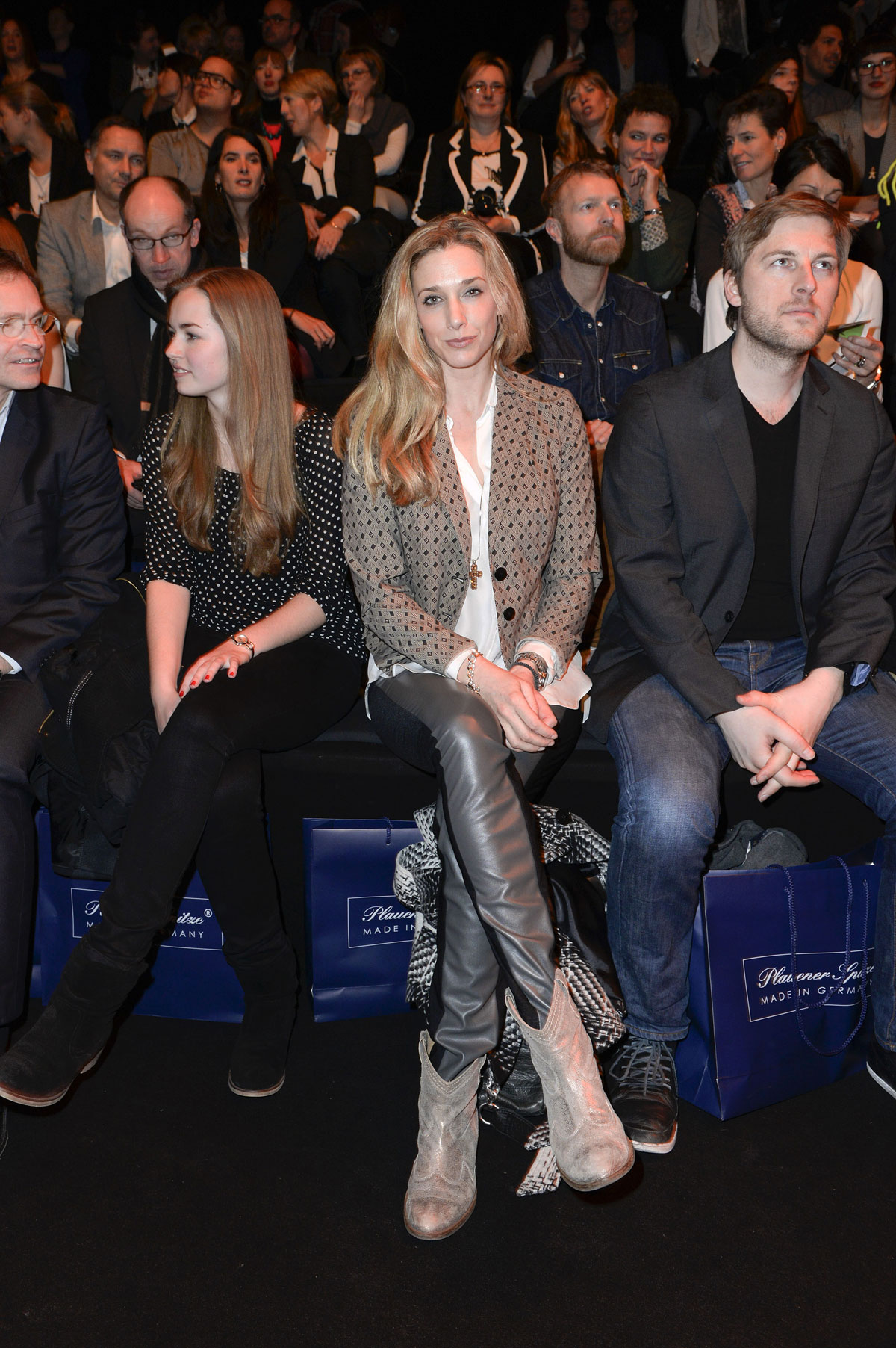 Kristin Meyer attends Mercedes-Benz Fashion Week