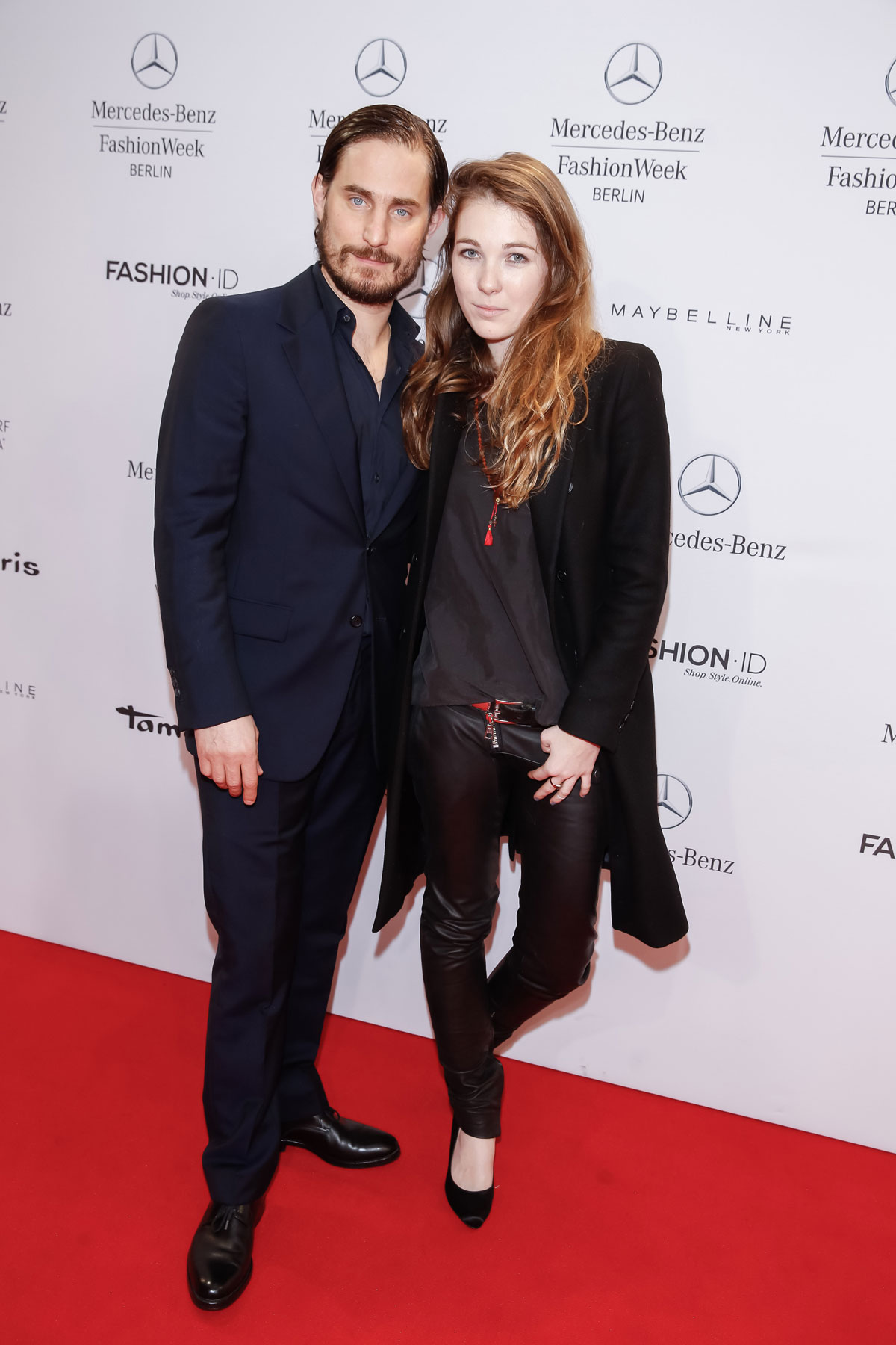 Paulina Huebner attends Mercedes-Benz Fashion Week