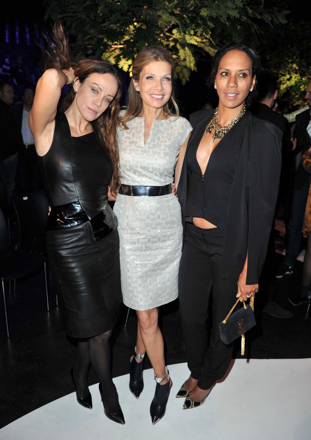 Sonja Kirchberger attends Mercedes-Benz Fashion Week